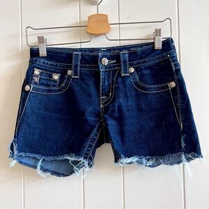 Miss Me Cut Off Denim Shorts